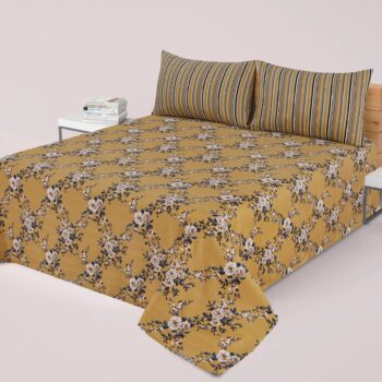 PRINTED PURE COTTON BEDSHEET ASH-4014